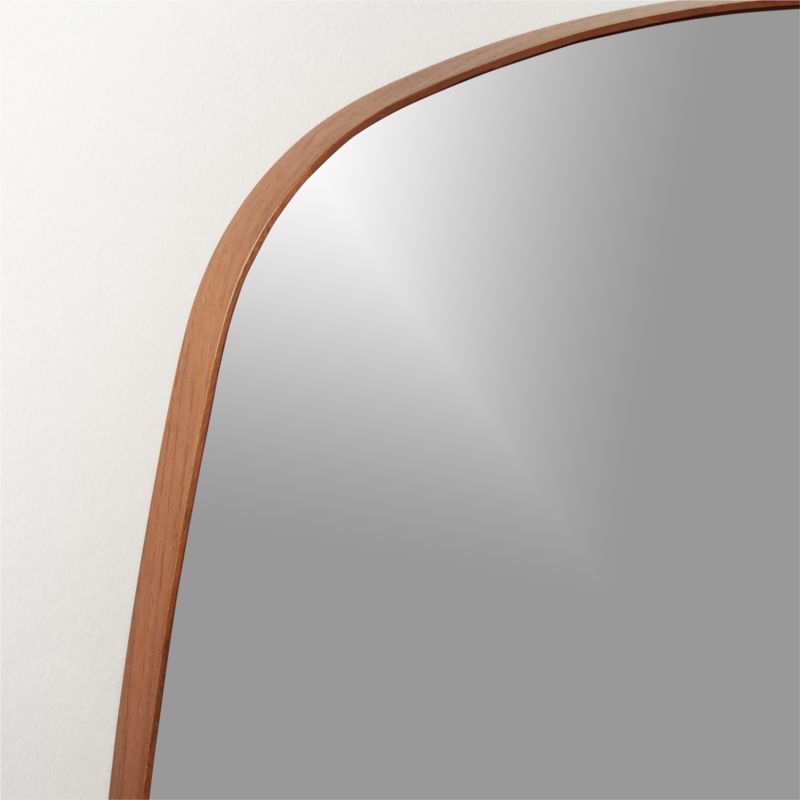 Infinity Walnut Oblong Wall Mirror 23"x37" - Image 3