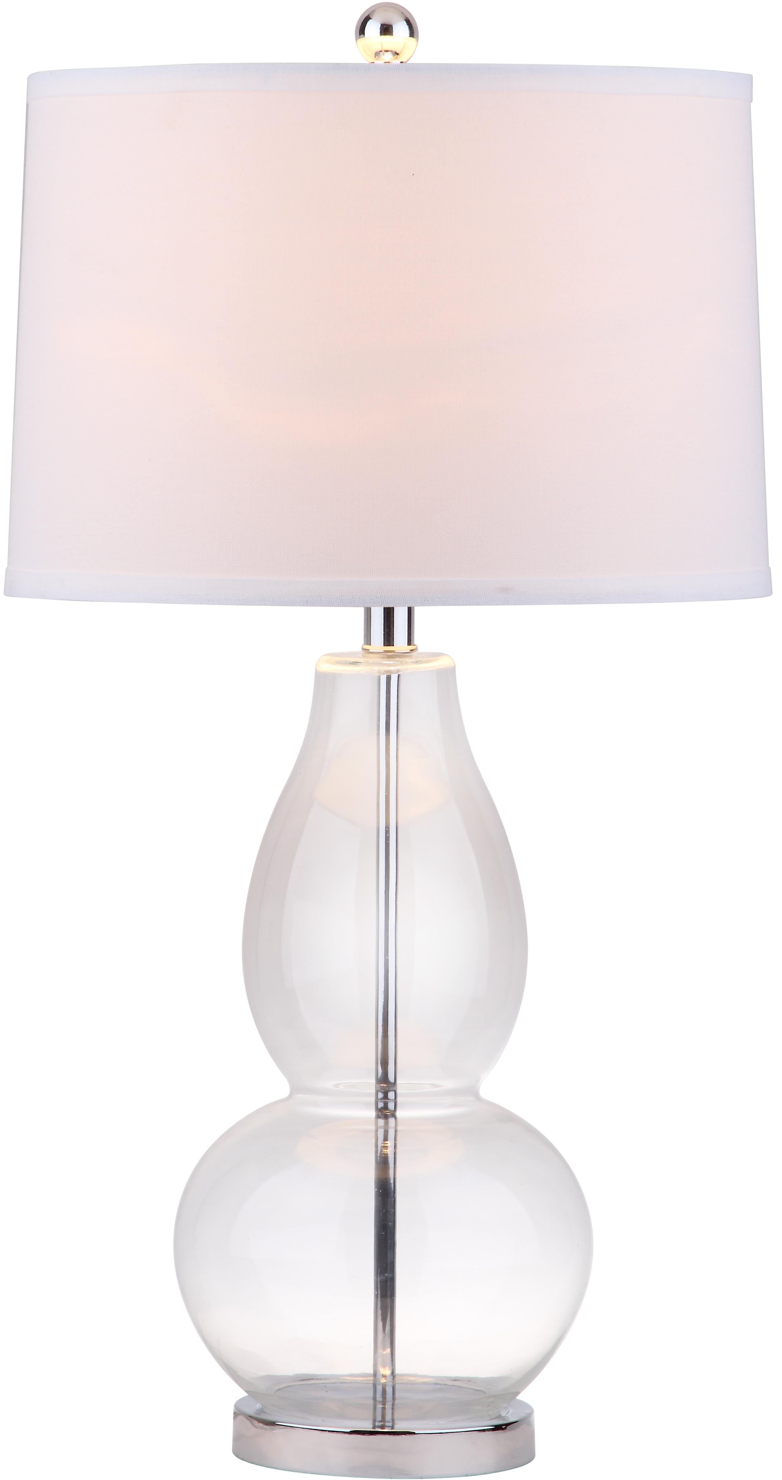 Mercurio 28.5-Inch H Double Gourd Table Lamp - Clear - Safavieh - Image 1