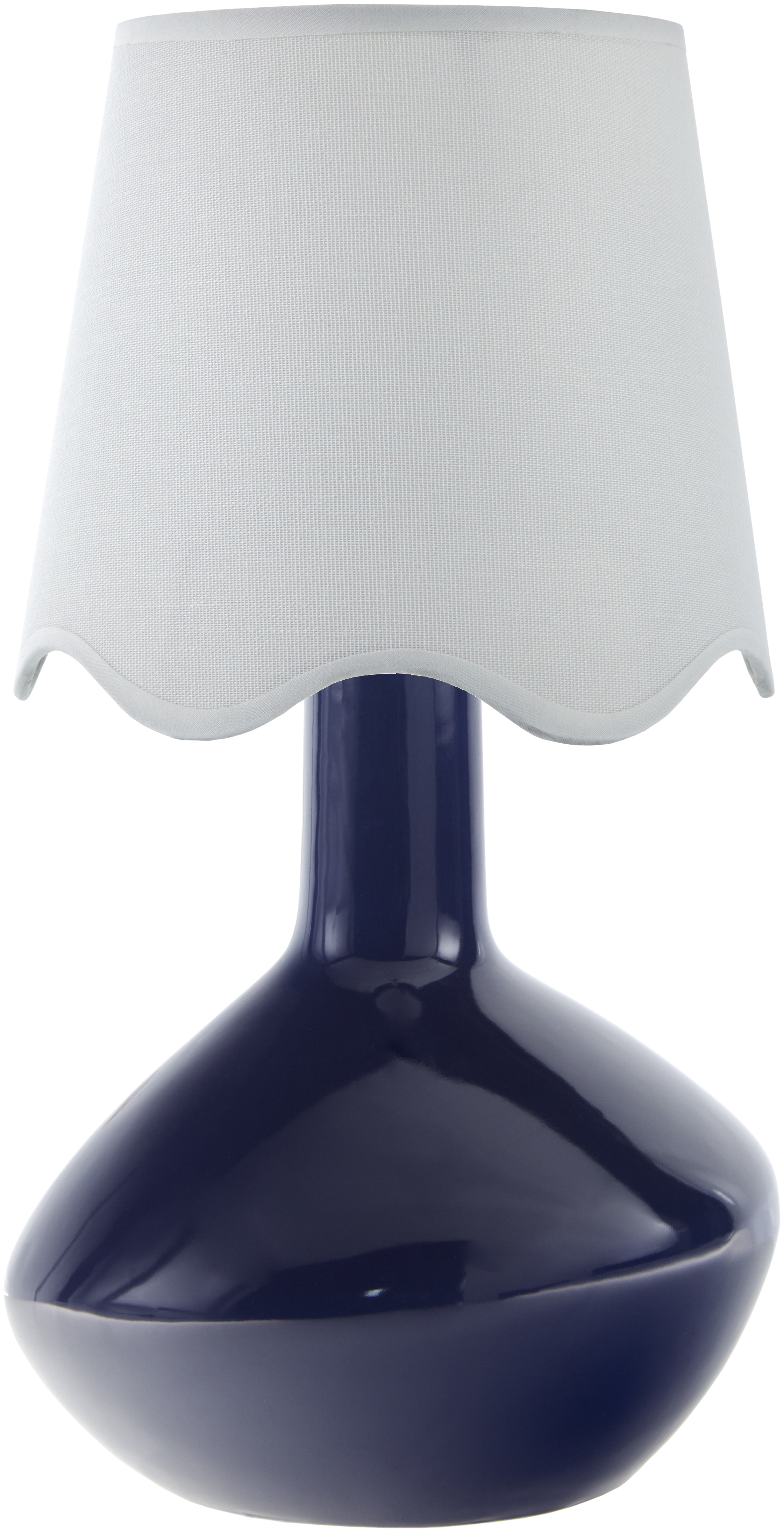 Aviara  High Gloss 15"H x 9"W x 9"D Accent Table Lamp - Image 0
