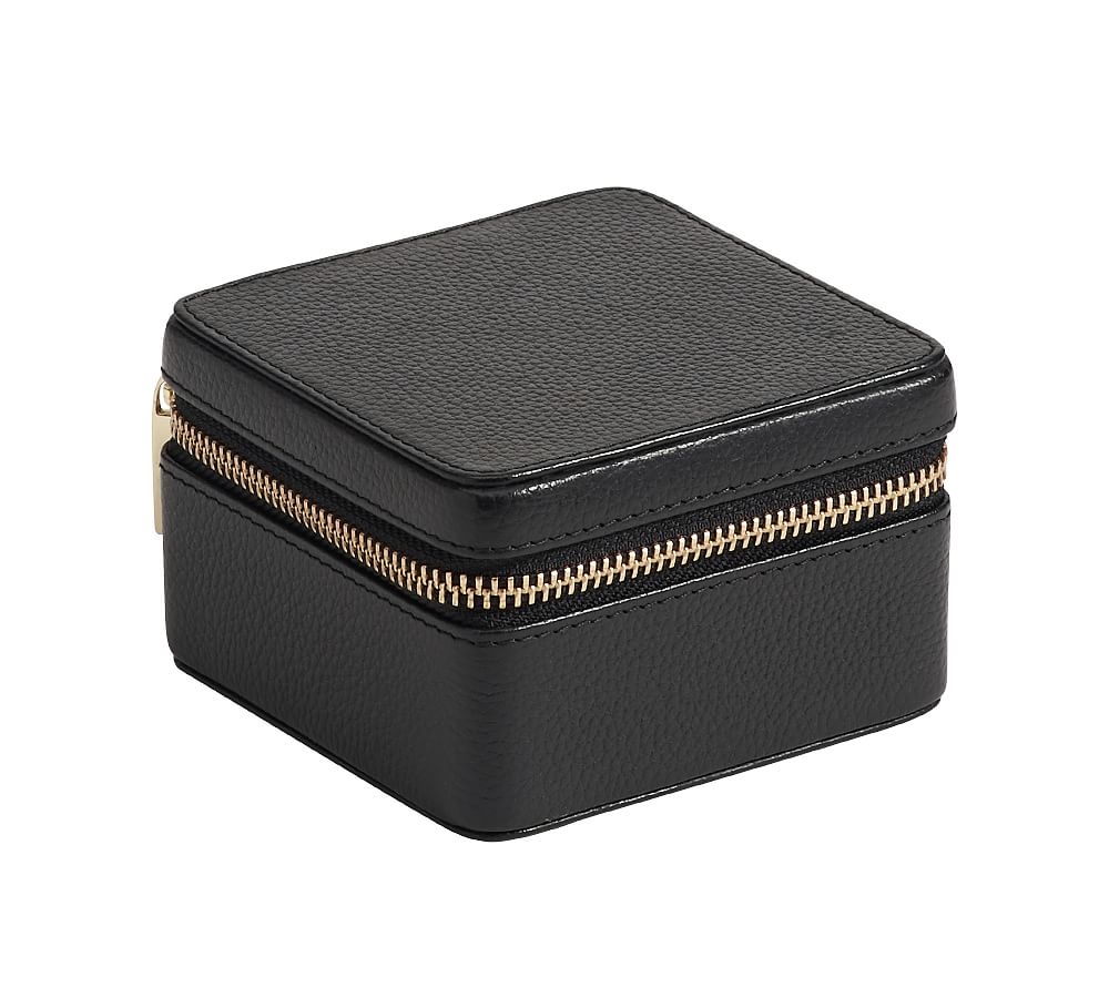 Quinn Jewelry Travel Case, Shadow Printed, Petite - Black - Image 0