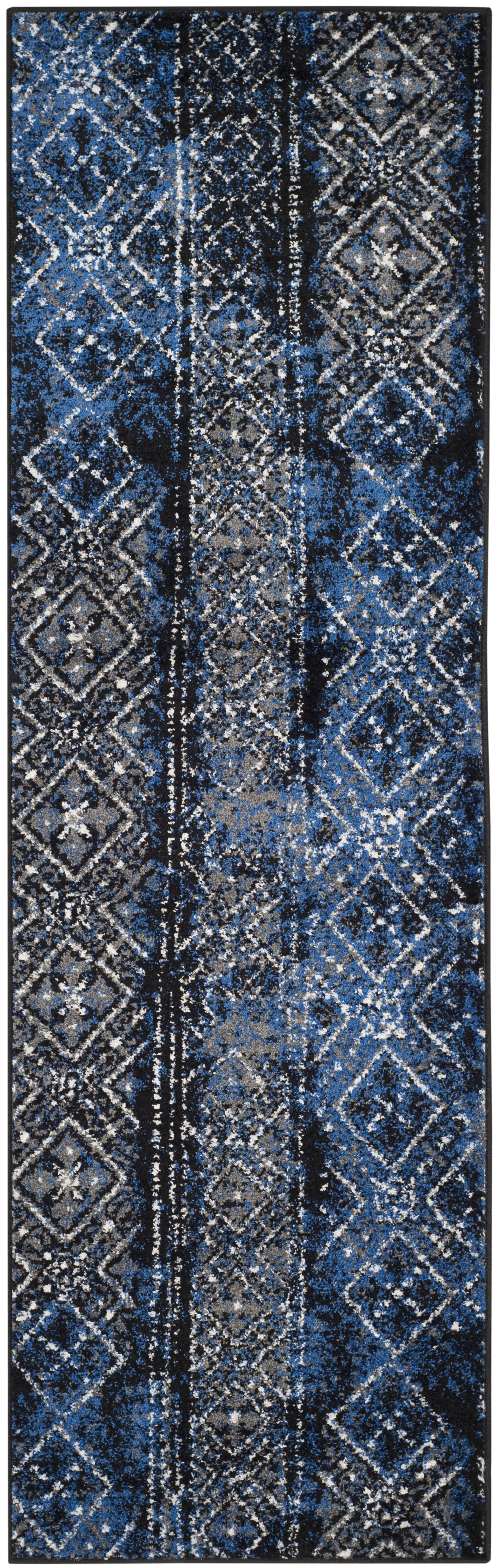 Arlo Home Woven Area Rug, ADR111A, Silver/Black,  2' 6" X 10' - Image 0