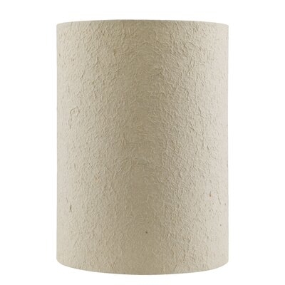 Aspen Creative 4220A43F43714EB4A2F151674BE6AB28 Transitional Drum (Cylinder) Shape Spider Construction Lamp Shade In Off White, 8" Wide (8" X 8" X 11") - Image 0