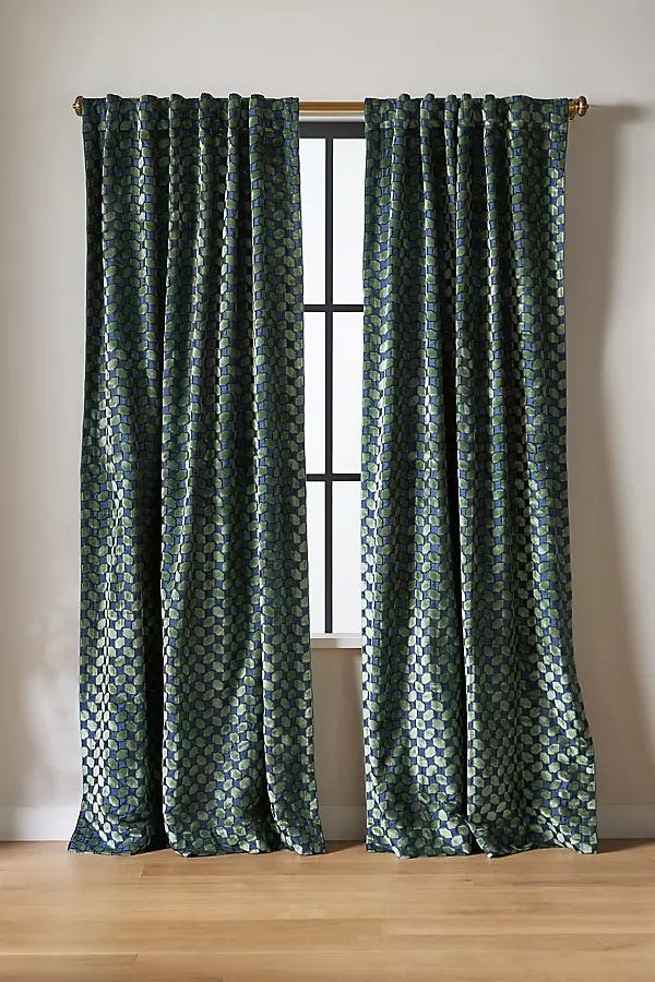 Gracen Velvet Woven Curtain - Image 0