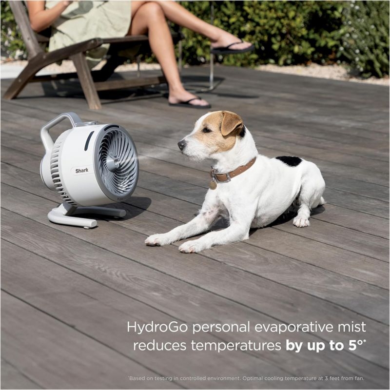 Shark ® FlexBreeze™ HydroGo™ Misting Portable Fan in Dark Grey - Image 4