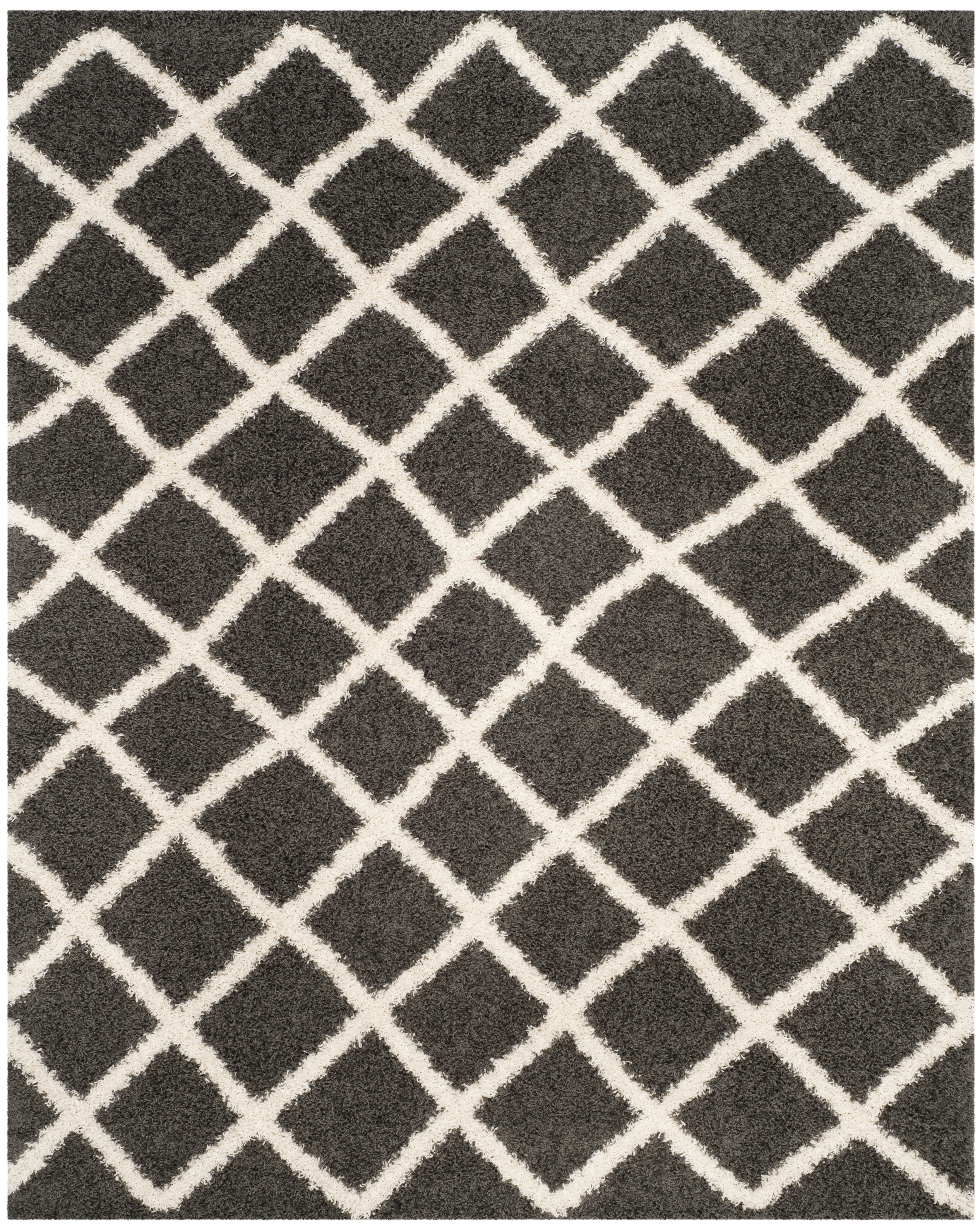 Arlo Home Woven Area Rug, SGDS258A, Dark Grey/Ivory,  8' X 10' - Image 0