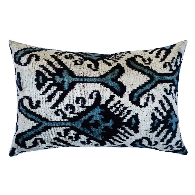 LOOMY Kipp Rectangular Silk Pillow Cover & Insert - Image 0