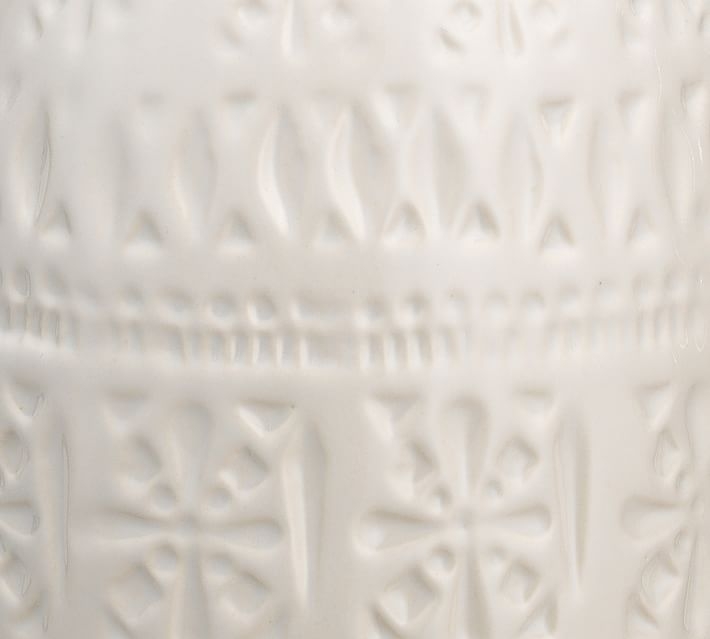 Effiegene Ceramic Table Lamp, White - Image 1