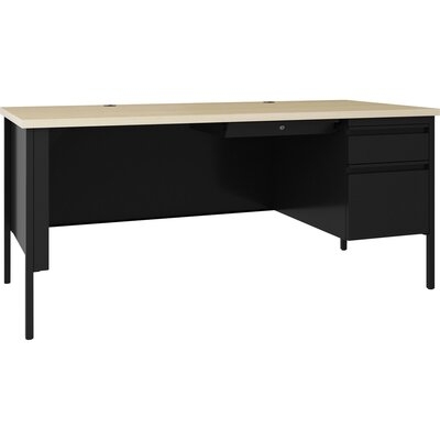 Lorell Fortress Series 48" Right Pedestal Desk in , 30" H x 66" W x 30" D - Image 0