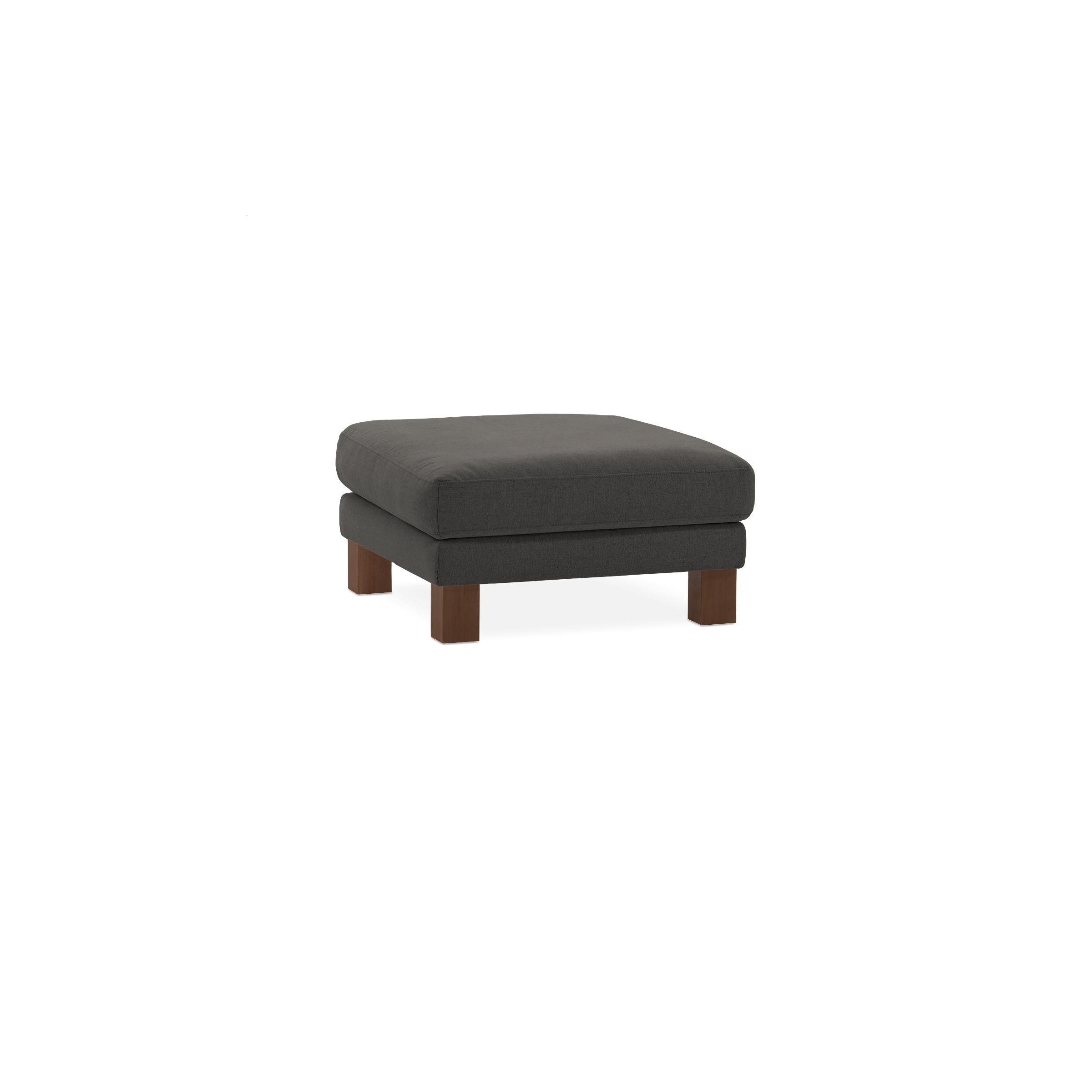 Burrow Union Ottoman, Leg Finish: WalnutLegs - Image 0