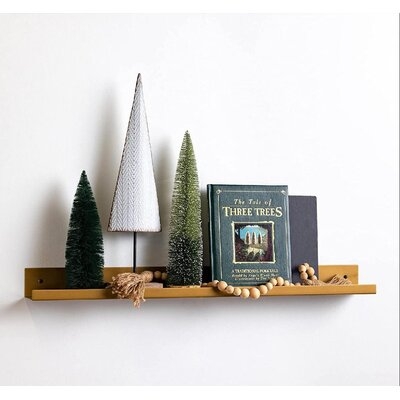 Floating Metal Wall Shelf – Minimalist Premium Floating Shelves Made In USA | Easily Mounted, Perfect Floating Shelf For Your Living Room, Kitchen, Bathroom Or Bedroom 1 N/A - Image 0