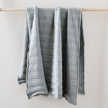 Speckle Ribbed Cotton Throw, 50"x60", Natural - Image 4
