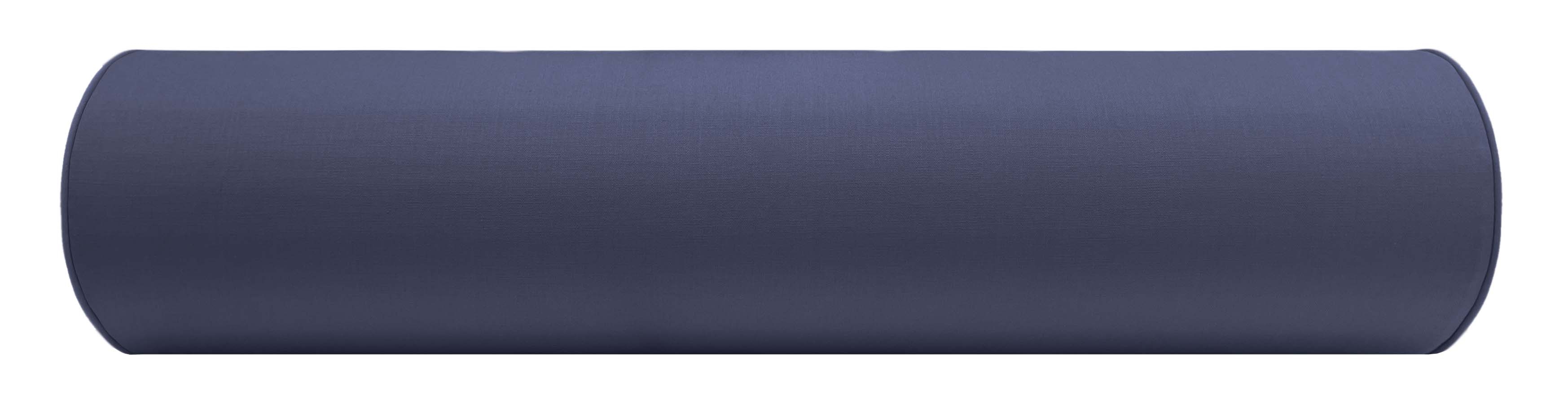 THE BOLSTER :: CLASSIC LINEN // NAVY BLUE - QUEEN // 9" X 36" - Image 2