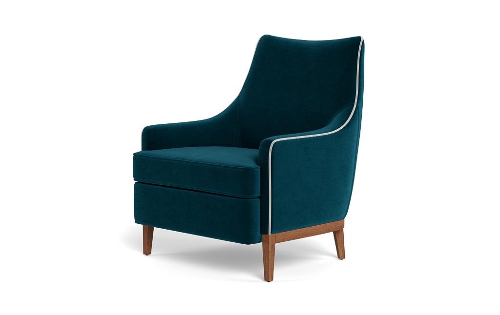 Kingsley Accent Chair with Contrast Piping - Image 2