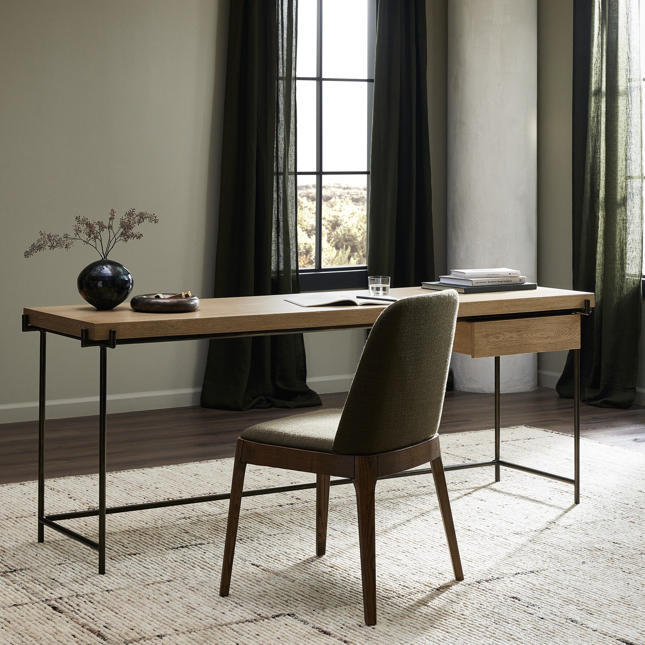 Manuel Desk - Bleached Oak Veneer - Image 12