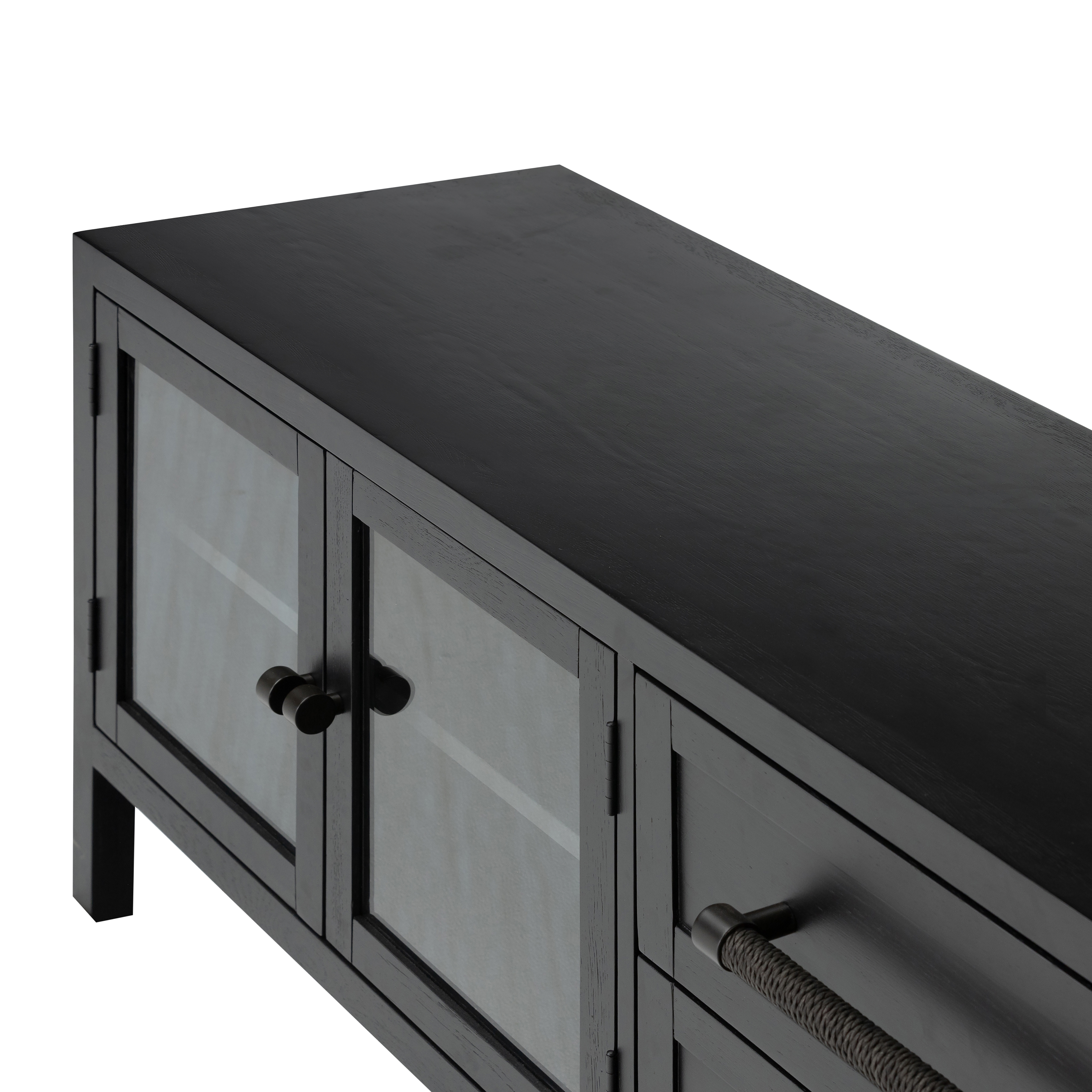 Laker Media Console - Black Oak Veneer - Image 1
