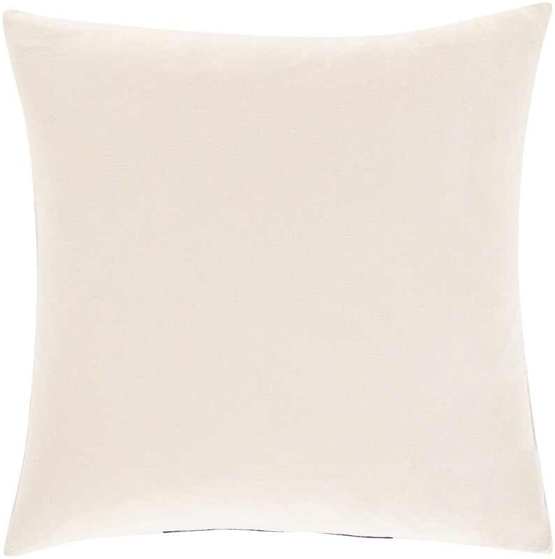 Mina Pillow Cover, 22" x 22", Navy - Image 3