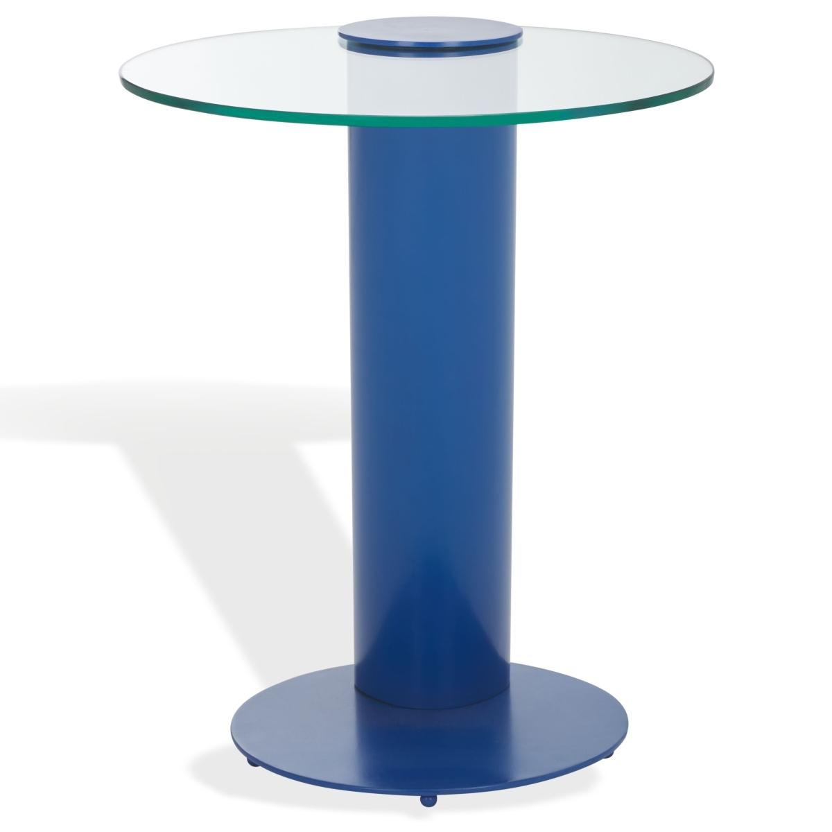 Richardson Metal Accent Table - Blue / Clear - Image 0