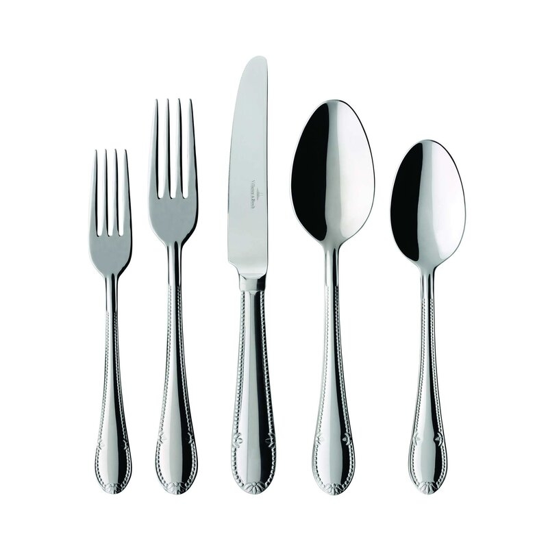 Villeroy & Boch Mademoiselle 20 Piece 18/10 Stainless Steel Flatware Set, Service for 4 - Image 0