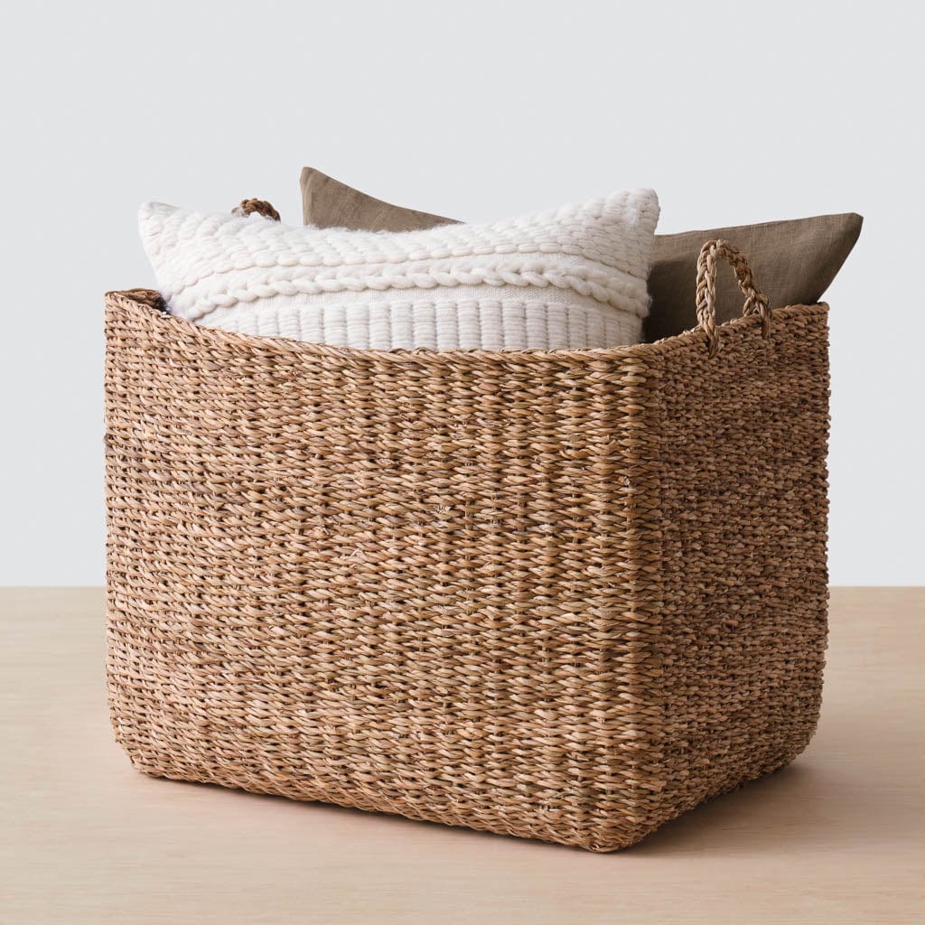 The Citizenry Padma Rectangle Storage Baskets | Small | Natural - Image 4