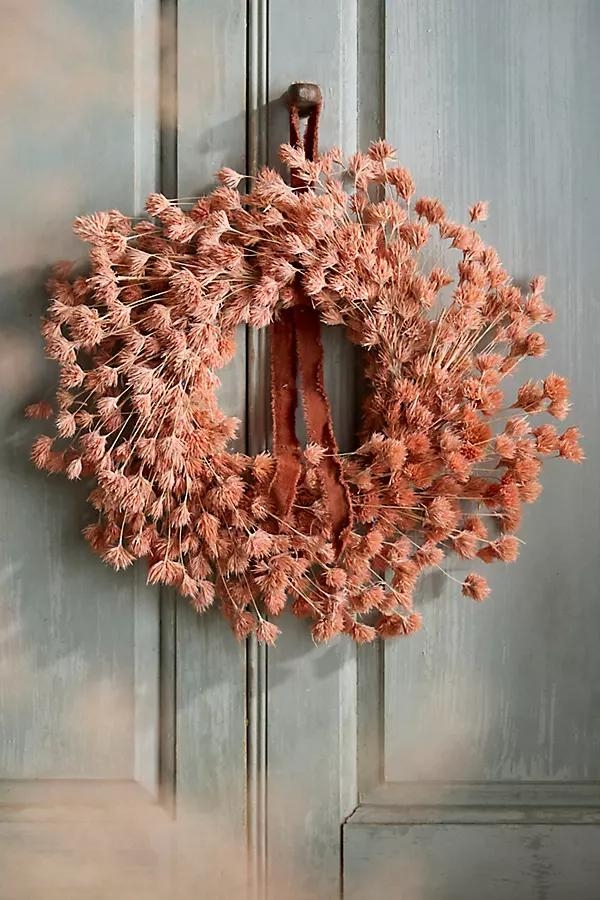 Dried Weeping Bamboo Wreath - Image 0