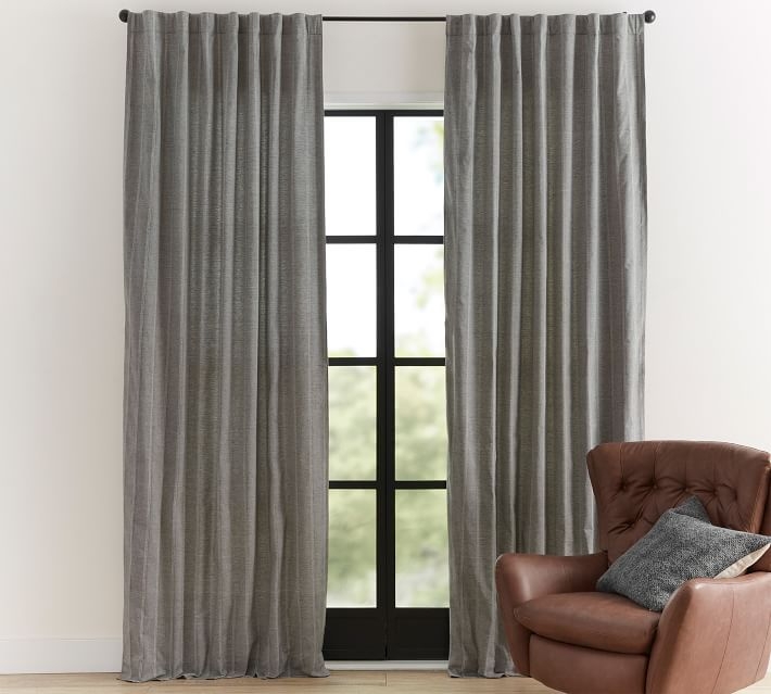 Gramercy Curtain, Gray, 50 x 96", Set of 2 - Image 0
