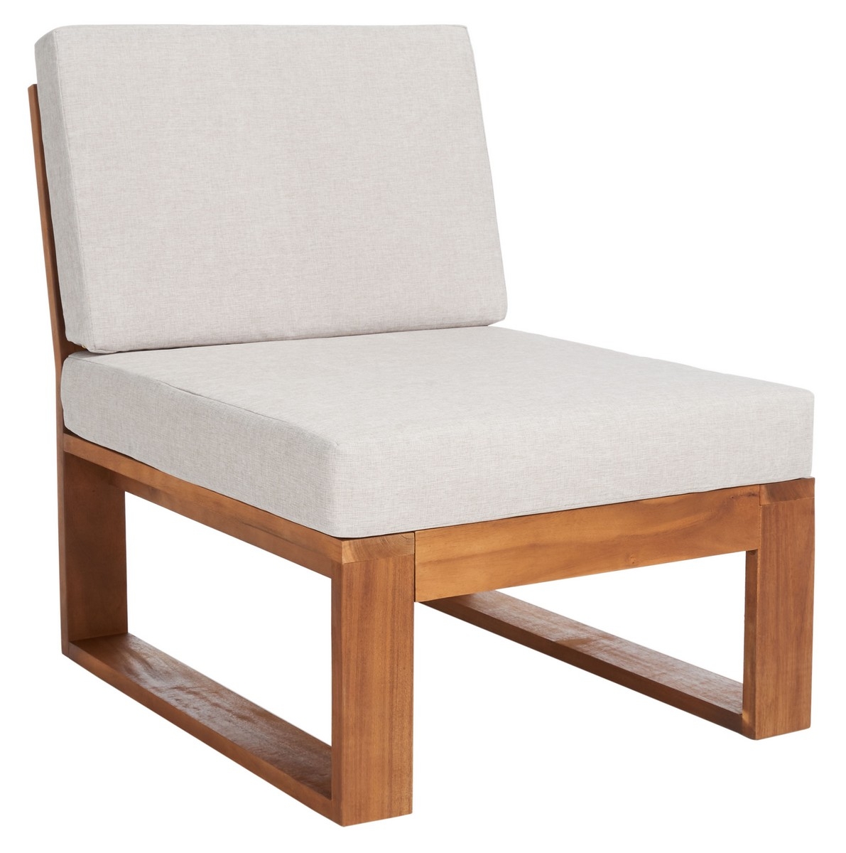 Catryn 4 Pc Outdoor Living Set - Natural/Light Grey - Safavieh - Image 7