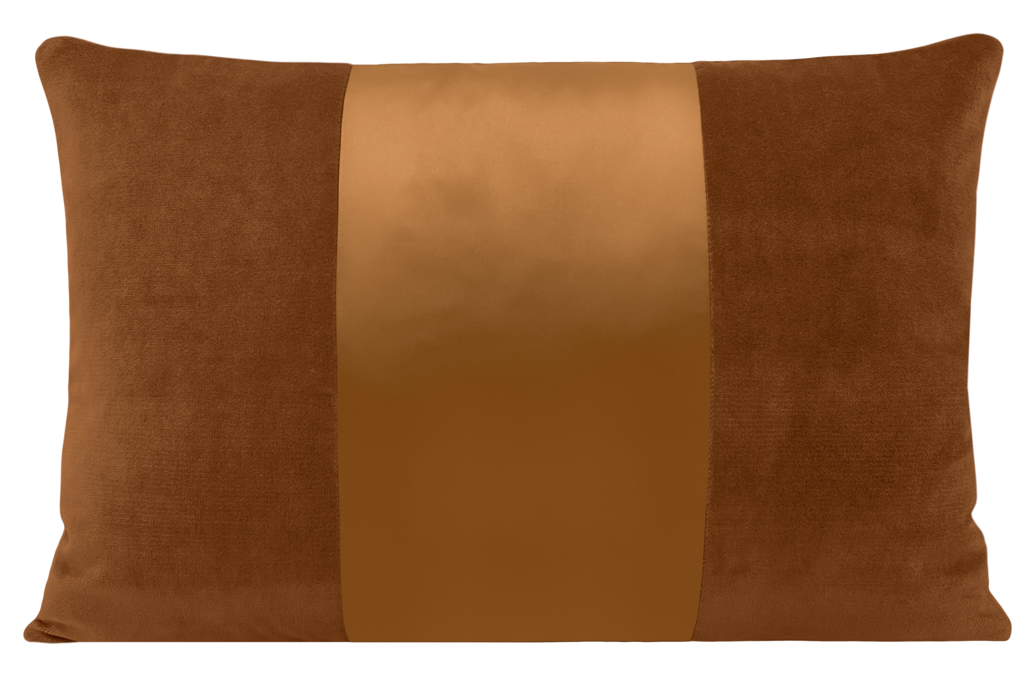 PANEL MONOCHROMATIC : SOCIETY VELVET // COGNAC - 20” X 26” STANDARD SHAM - Image 3