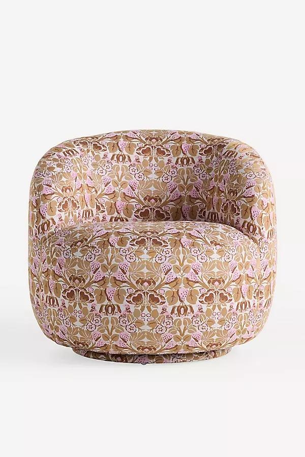 Cosette Cordelia Jacquard Swivel Chair - Image 0