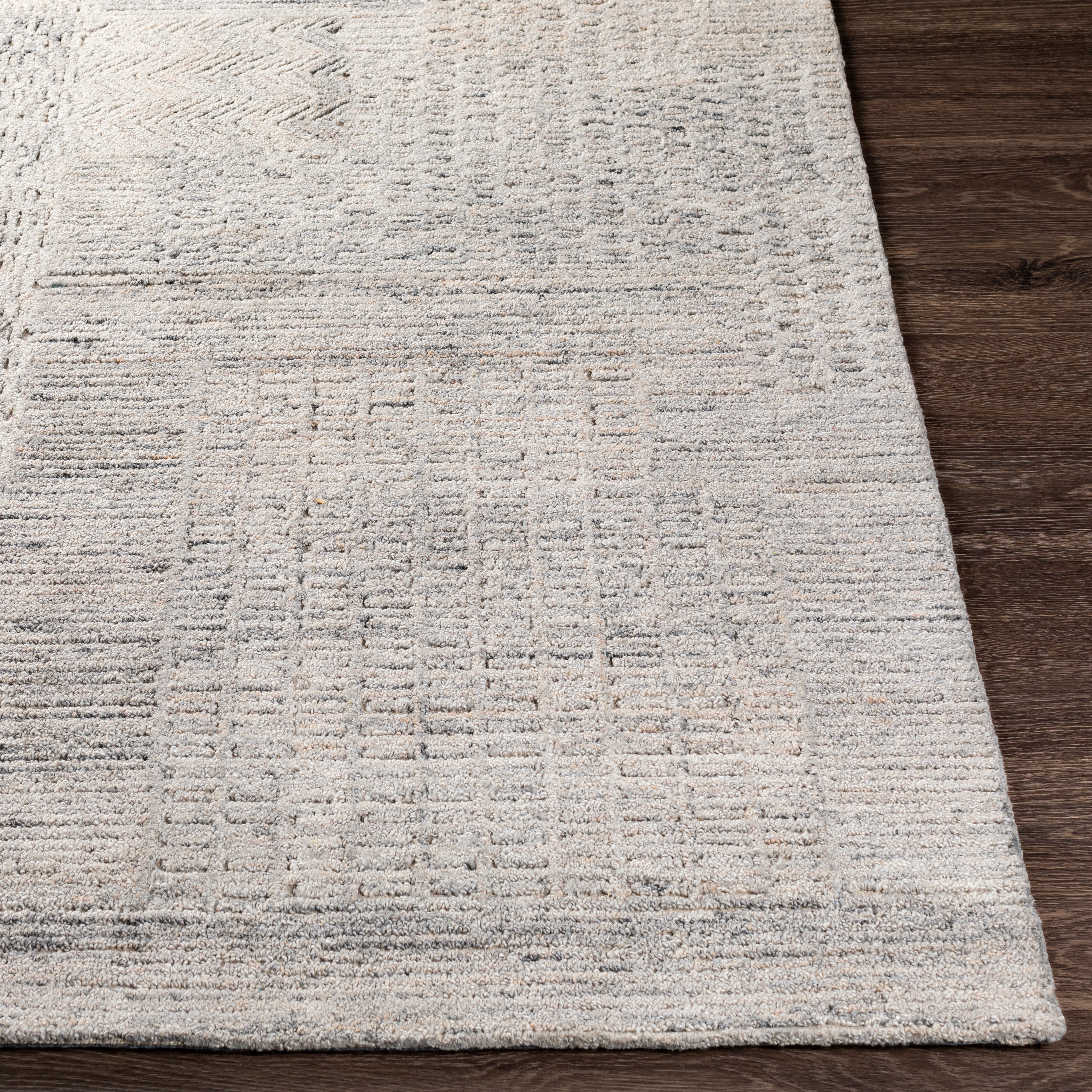 Rosario Gray Indoor 2' x 3' Handmade Rug - Image 1