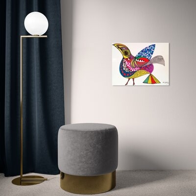 'Bird' Framed Print on Wrapped Canvas - Image 0