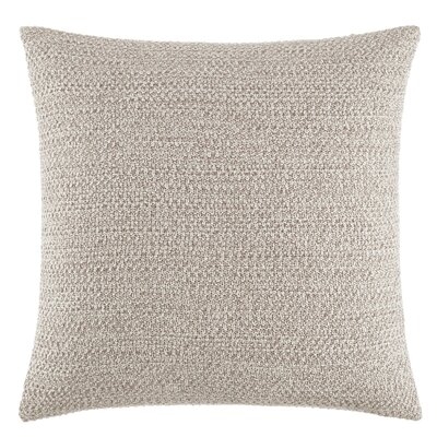 Kenneth Cole New York Marled Knit Beige Throw Pillow - Image 0