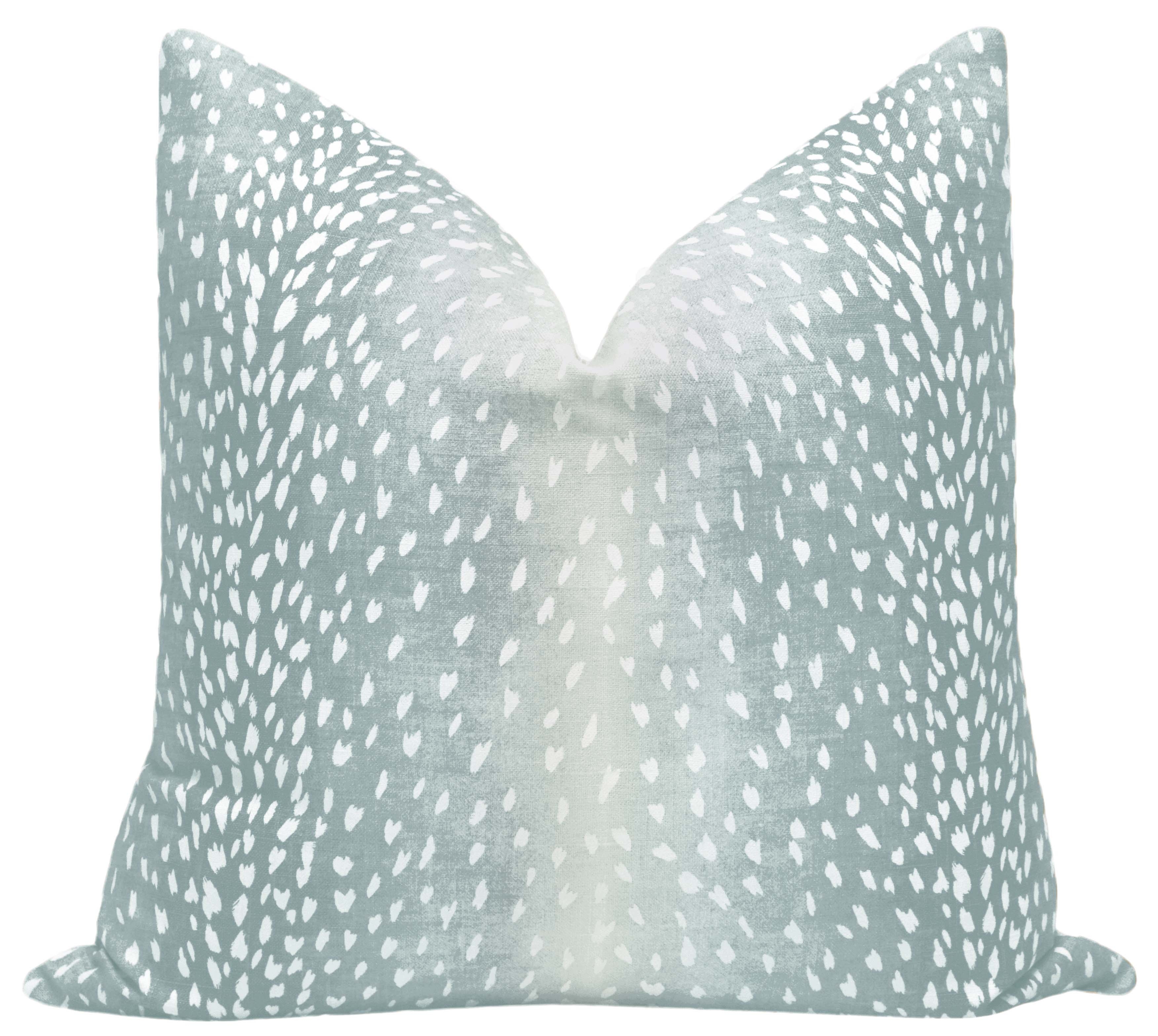 ANTELOPE LINEN PRINT // SPA BLUE - BY THE YARD - Image 0