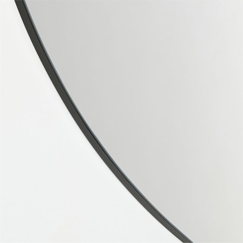 Audre Blackened Brass Round Wall Mirror 48" - Image 2