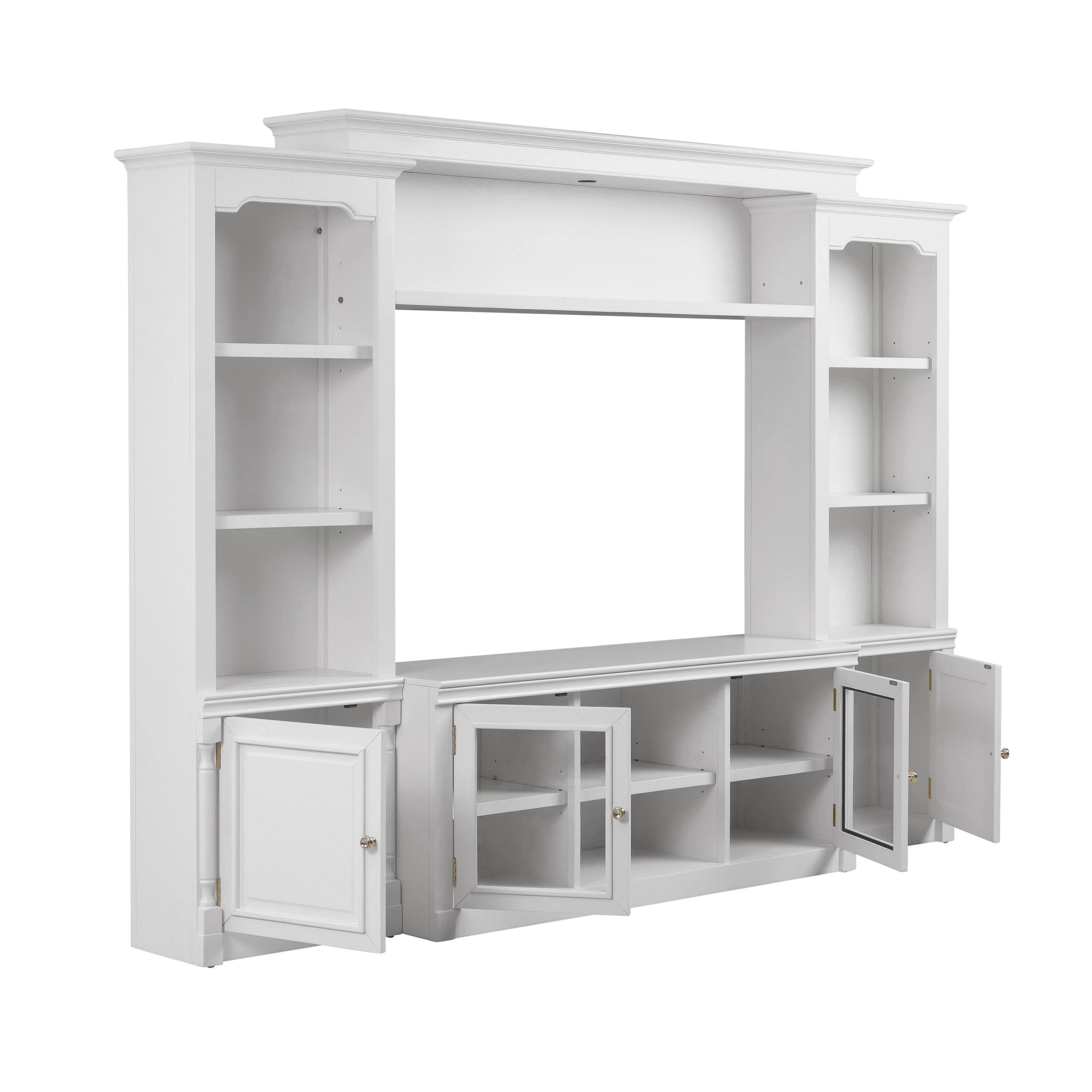 Virginia White Entertainment Center for TVs up to 65" - Image 3