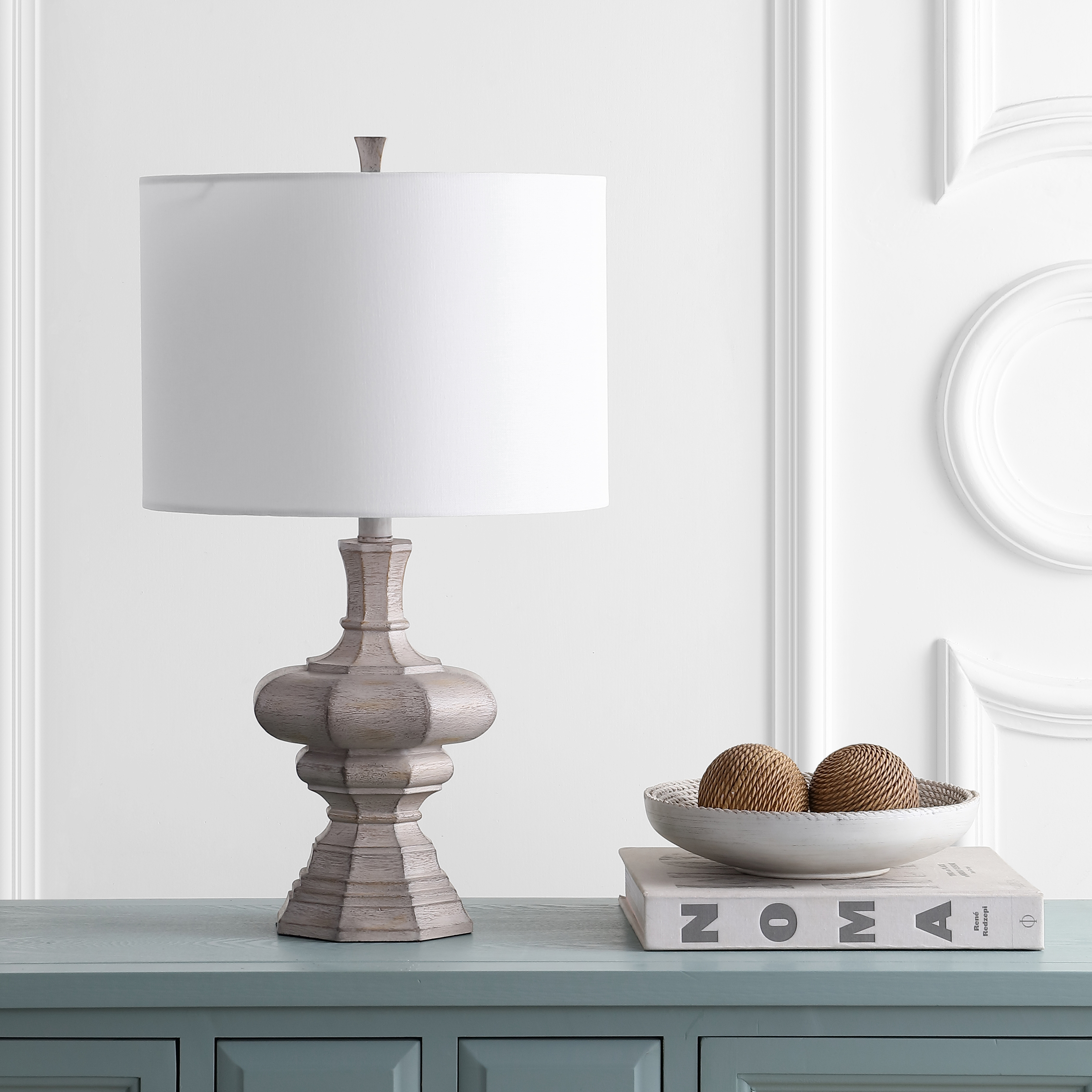 Melville Table Lamp - White Wash - Safavieh - Image 2