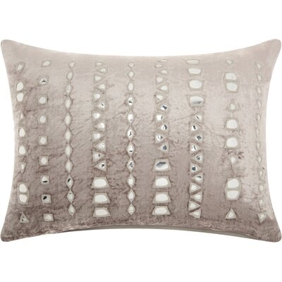 Mika Modern Velvet Lumbar Pillow - Image 0