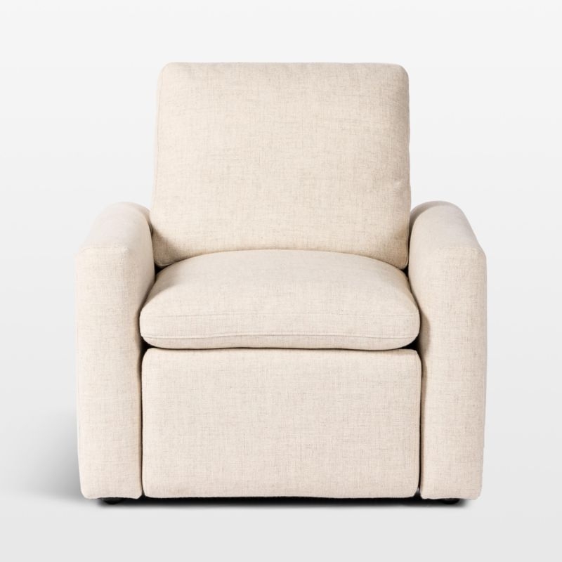 Tillery Antigo Natural Fabric Power Recliner Accent Chair - Image 3