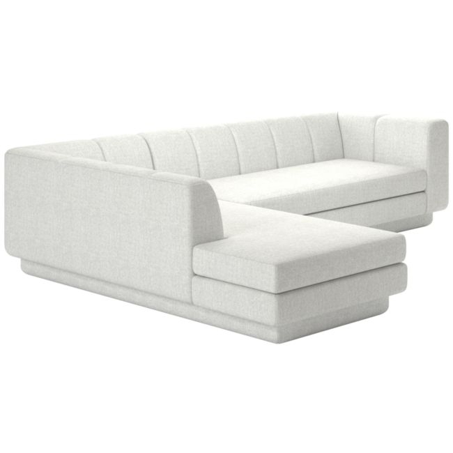 Yarrow 2-Piece L-Shaped Sectional Sofa with Left Arm Elliot Dove - Image 0