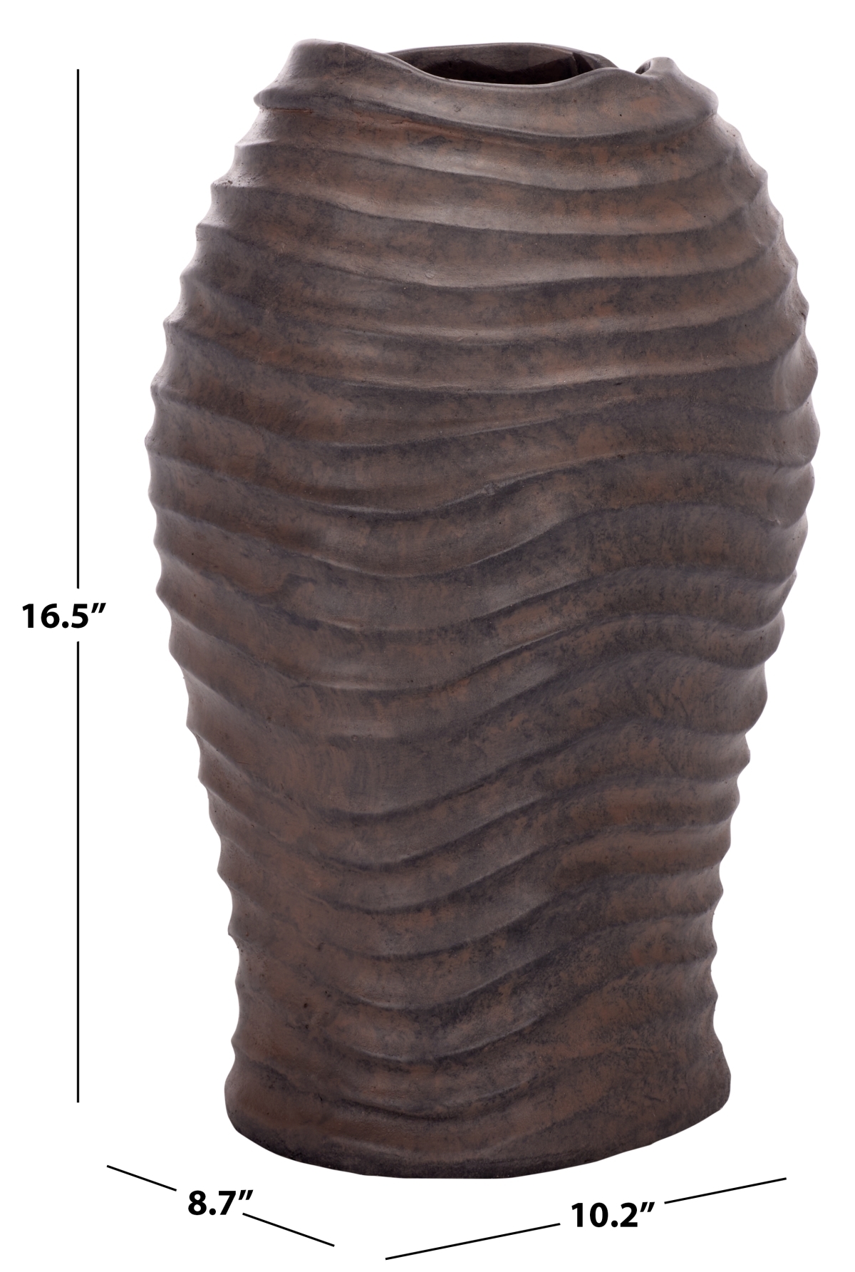 Damian Planter Pot - Brown - Safavieh - Image 7