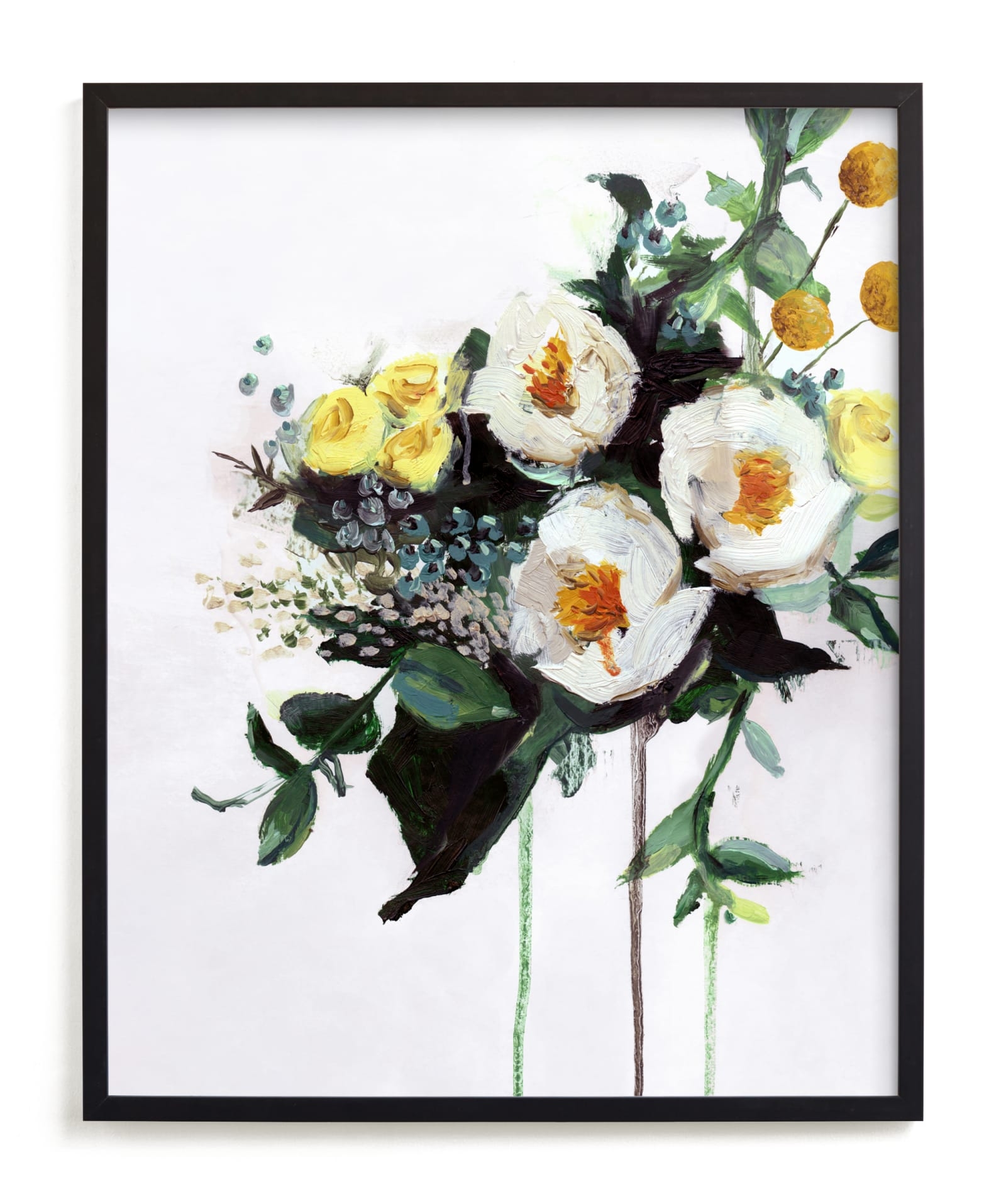 White Flowers Limited Edition Fine Art Print 2 - Image 0