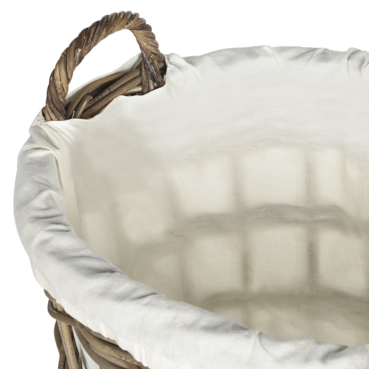 Adisa Set Of 2 Laundry Basket - Grey - Safavieh - Image 2