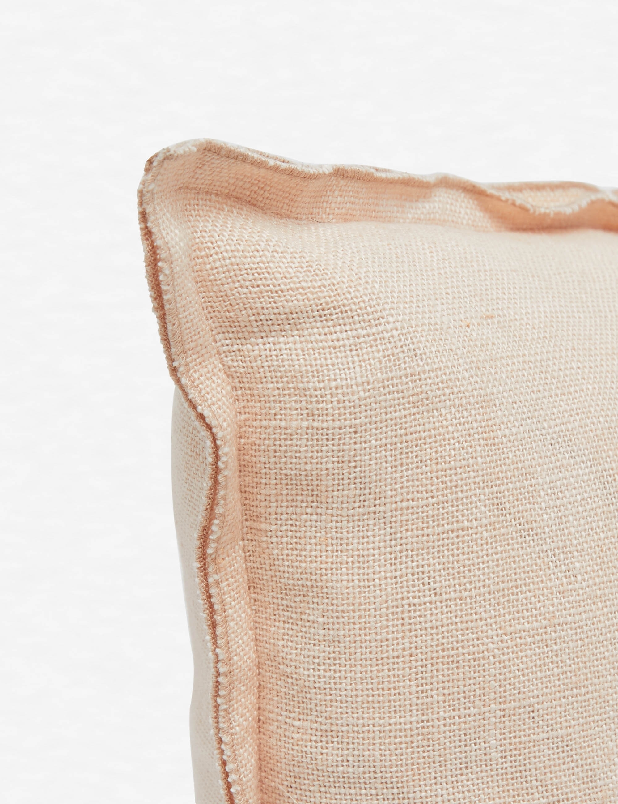 Arlo Linen Pillow, Blush - Image 1