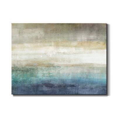 Mountain Lake - Wrapped Canvas Painting Print / 20" W - Image 0