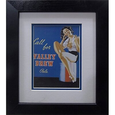 Call for Valley Brew Pale Vintage Beer - Picture Frame Advertisements Print on Paper - Image 0