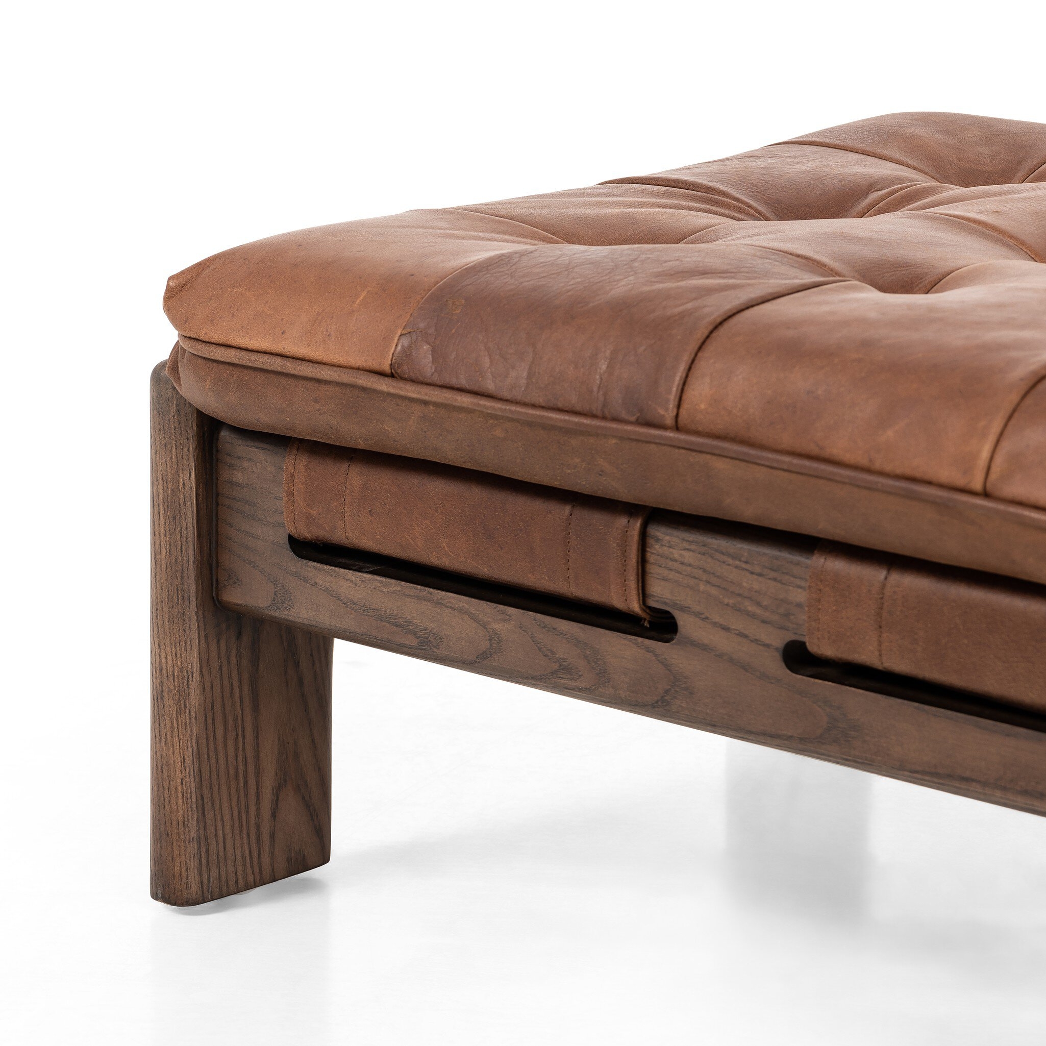 Halston Ottoman - Heirloom Sienna - Image 5