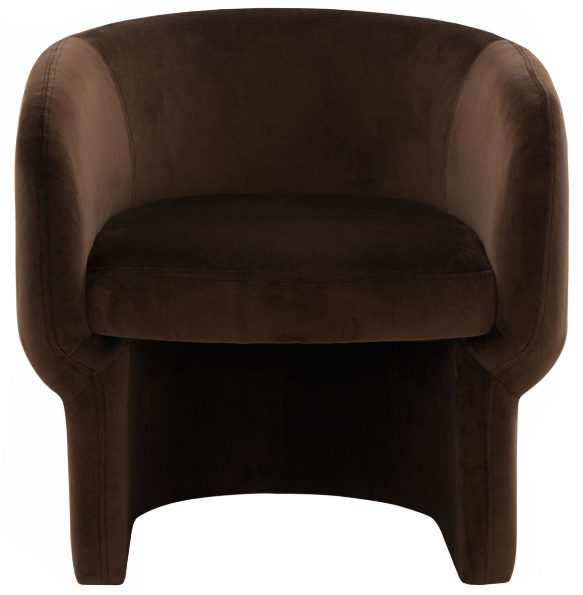Kellyanne Modern Dining Chair - Dark Brown - Image 0