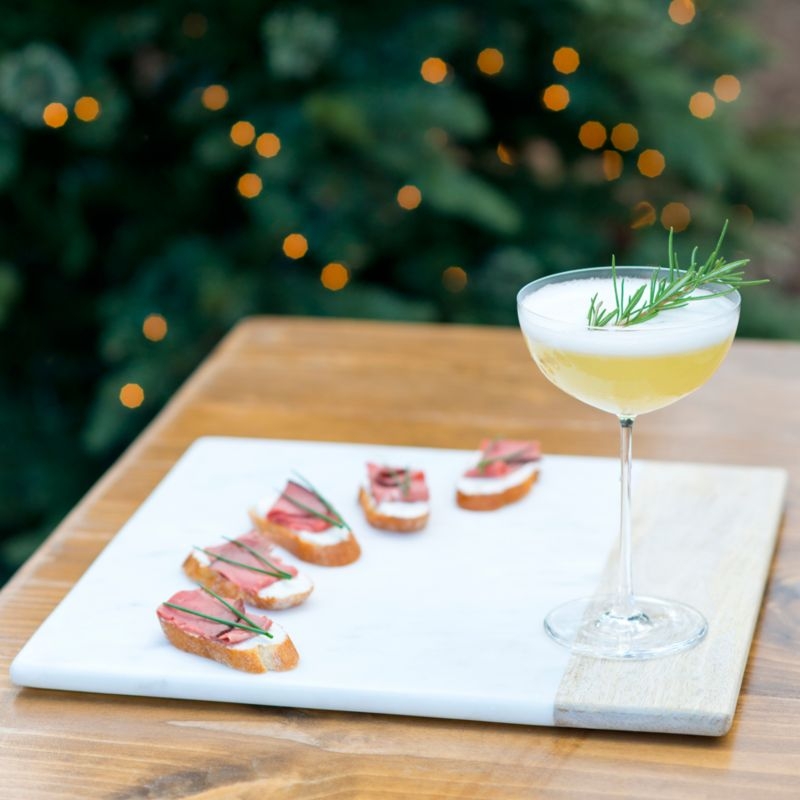 Wood Marble Square Platter - Image 9