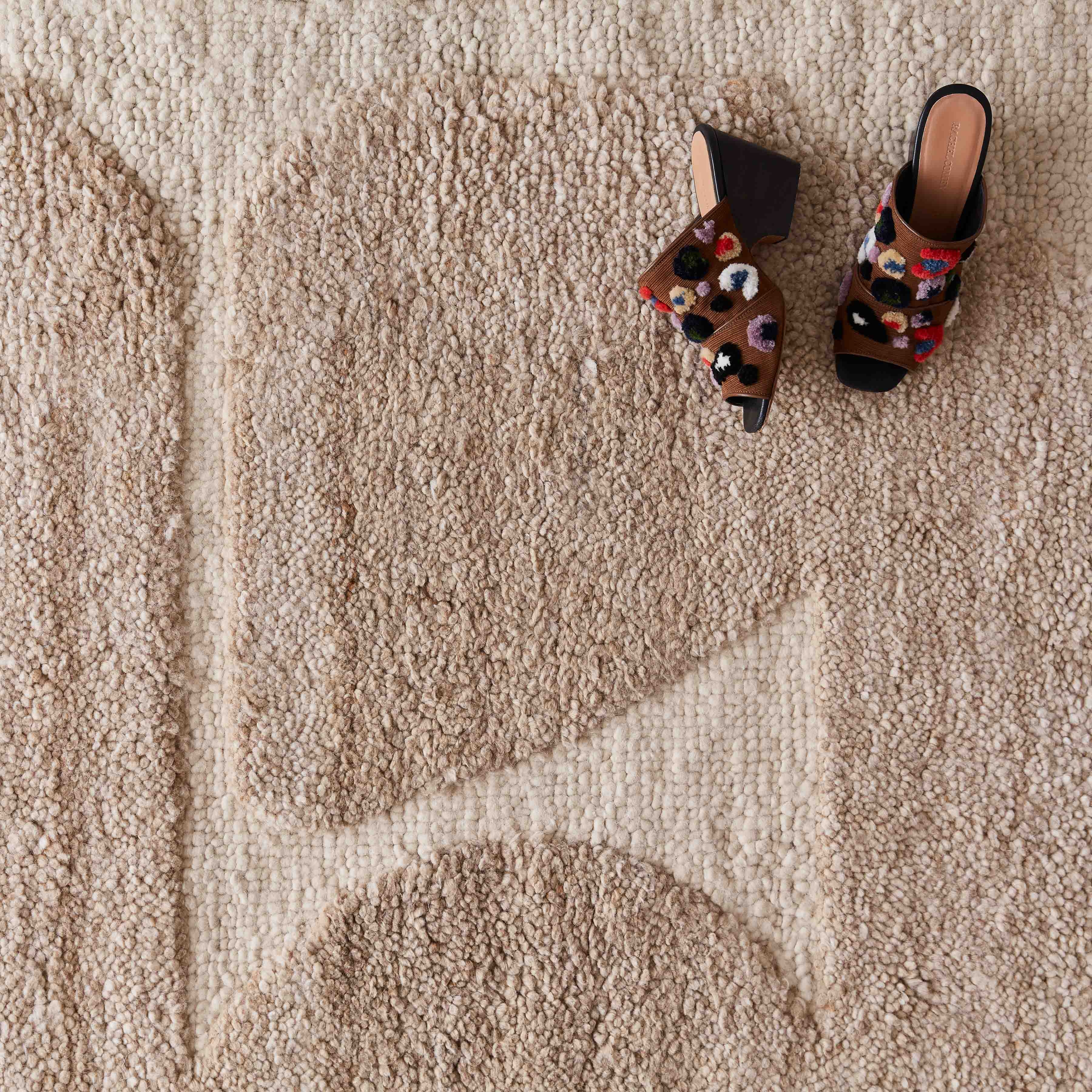 The Citizenry Tara Handwoven Area Rug | 10' x 14' | Sand - Image 2