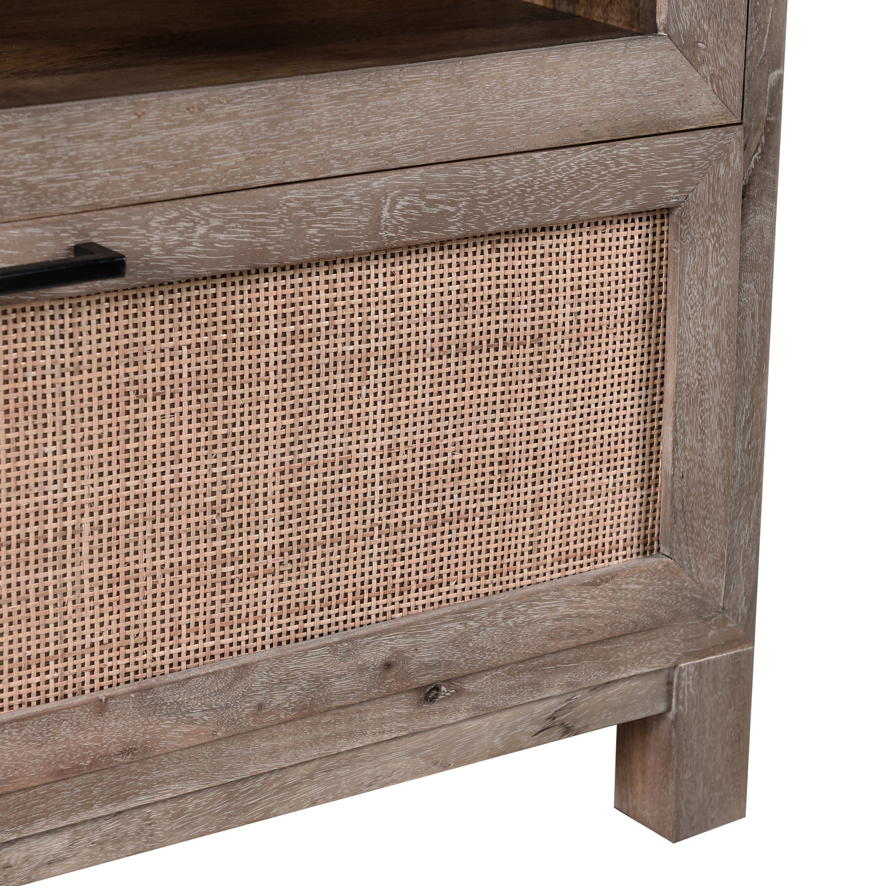 Jensen 2Dr 1Dwr Tall Cabinet Taupe - Image 6