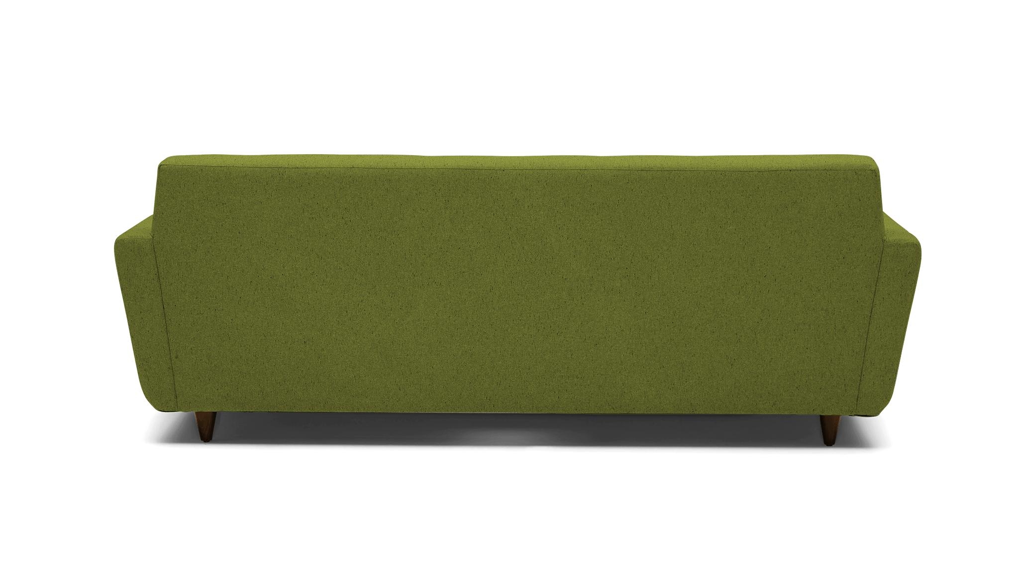 Green Hughes Mid Century Modern Sleeper Sofa - Royale Apple - Mocha - Image 4